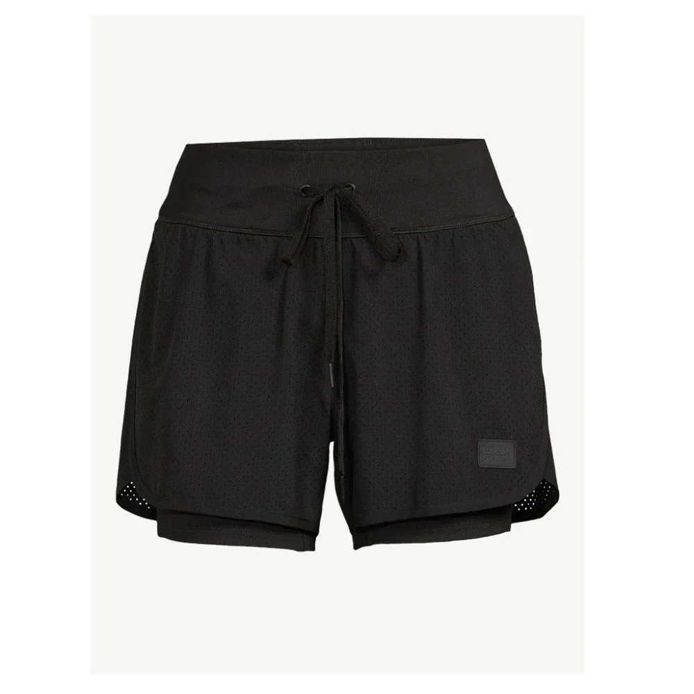 NWT Love & Sports Women's Lined Running Shorts